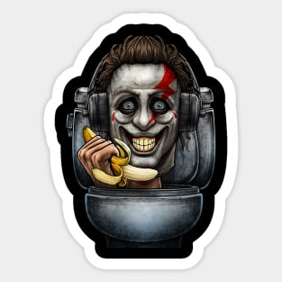 Horror toilet Monster #1 Sticker